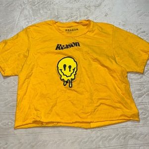 Reason cropped‎ shirt